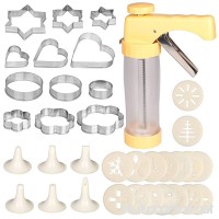 Good Stainless Grips Cookie Press Kit Biscuit Maker Cake Dessert Rings Christmas Disk Set Cake Decorating Supplies - B07BC7RGDY